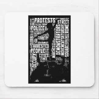 Mousepad Ocupe a nuvem da palavra de Wall Street