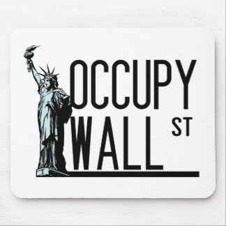 Mousepad Ocupe Wall Street - estátua da liberdade