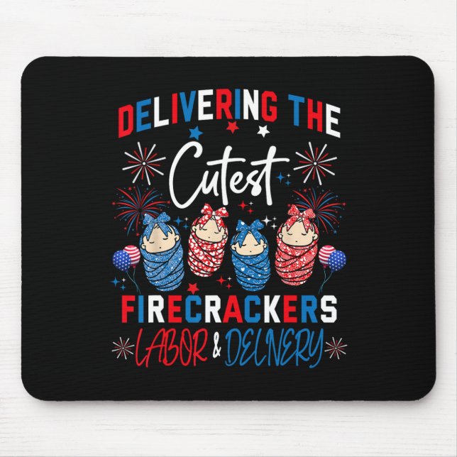 Mousepad Oferecendo Mão De Obra E Entrega De Bombeiros (Frente)