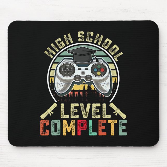 Mousepad Oferta de Graduação de Escola de Gamer Completa de (Frente)