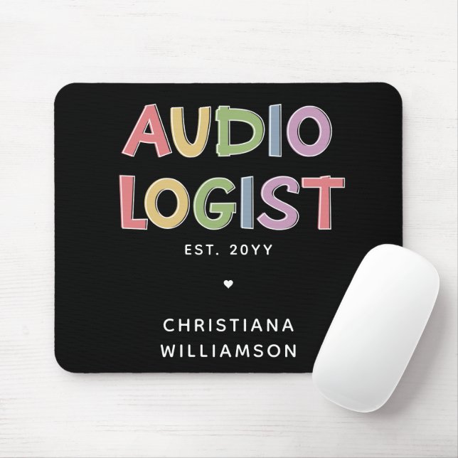 Mousepad Oferta Personalizada de Audiologia para Graduação (Com mouse)