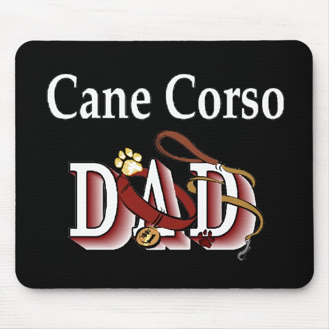 Mousepad Ofertas do PAI do Corso Cane (Frente)