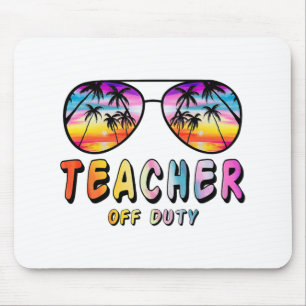 Mousepad Off Duty Rainbow Sungles Palm Beach End School