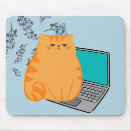 Mousepad Office Cat