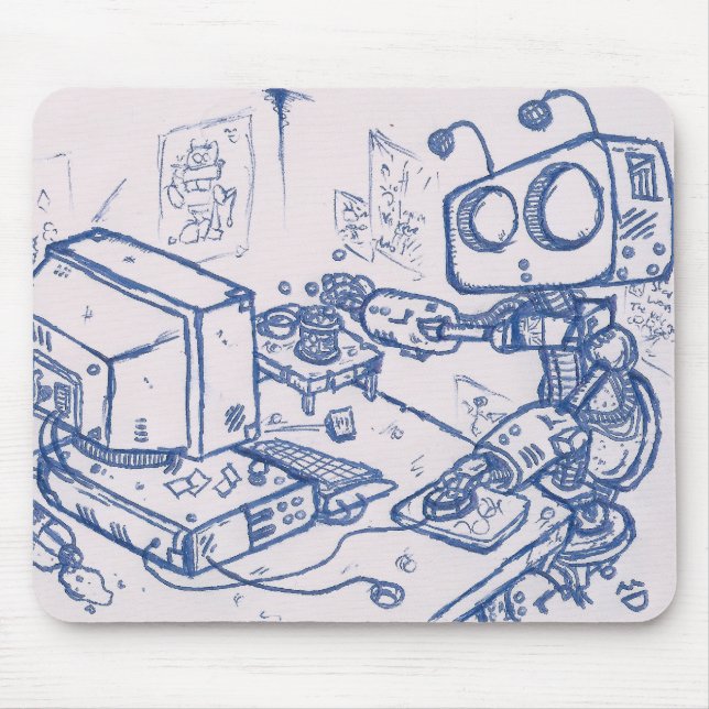 Mousepad Officebot Mousemat (Frente)
