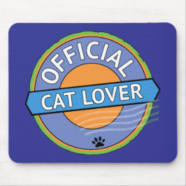 Mousepad Official Cat Lover