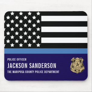 Mousepad Oficial de Departamento de Polícia Personalizado
