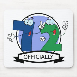 Mousepad Oficialmente bandeira de 72 aniversários