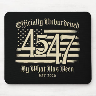 Mousepad Oficialmente Desencarregado Do Que Foi Trump 45 47
