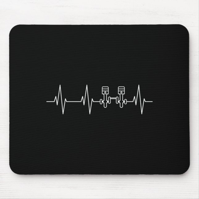 Mousepad Oficina de motor de pistão de eixo de manivela do  (Frente)