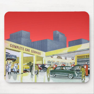 Mousepad Oficina de Serviço Completo de Mecânica de Automóv