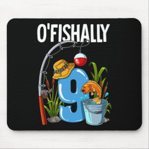 Mousepad O'fishally 9 Anos de Idade Aniversário de 9 Anos d