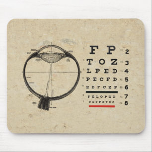Mousepad Oftalmologista do vintage