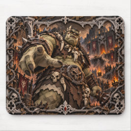 Mousepad Ogro, Monstro de Corte de Papel