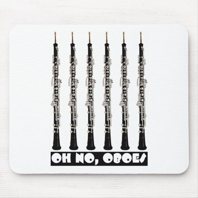 Mousepad oh nenhuns oboes (Frente)