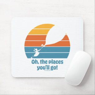 Mousepad Oh, Os Lugares Que Você Irá! Pôr do Sol Retrô