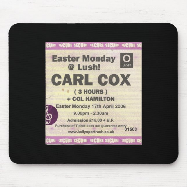 Mousepad Oh Sim Sim Sim Portrush Ticket Sticker (Frente)
