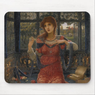 Mousepad Oh Swallow, Swallow por John Melhuish Strudwick