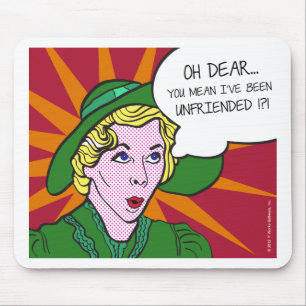 Mousepad Oh você meio eu fui sem amigos? Pop art