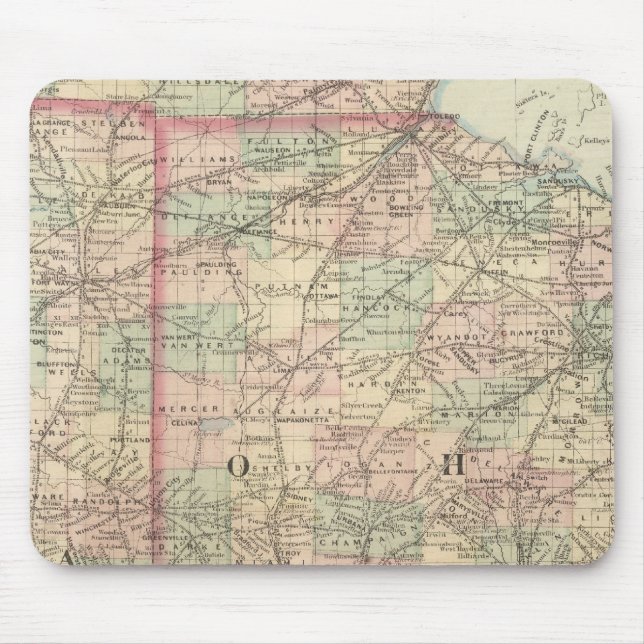 Mousepad Ohio e Indiana (Frente)