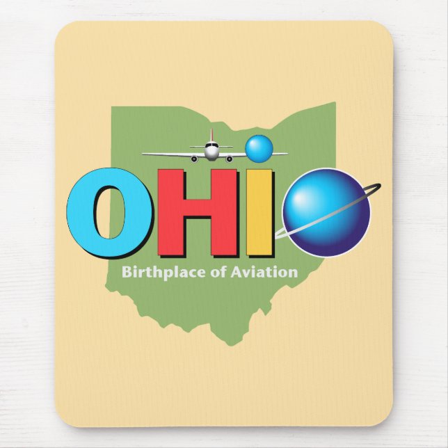 Mousepad Ohio Estados Unidos da América (Frente)