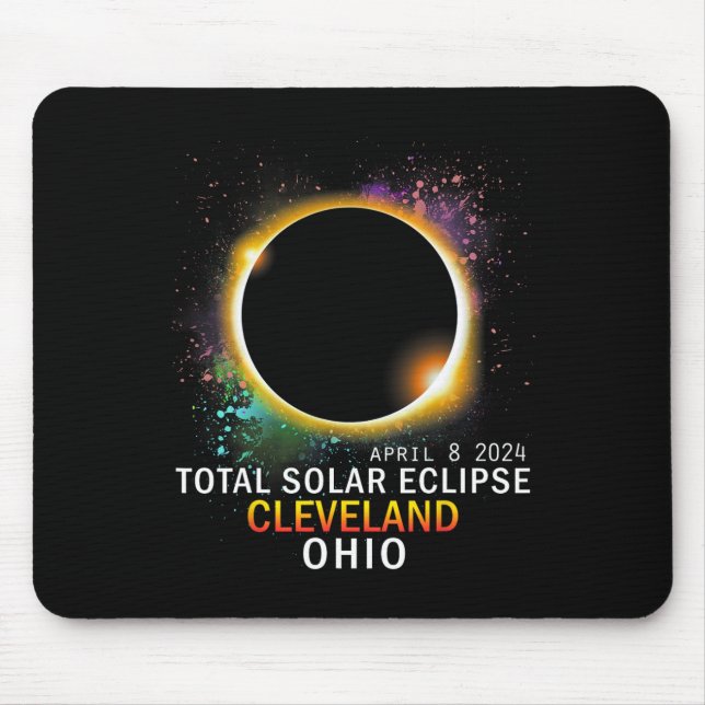 Mousepad Ohio Total Solar Eclipse abril 8 2024 (Frente)