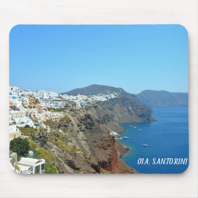 Mousepad Oia, paisagem de Santorini (Frente)