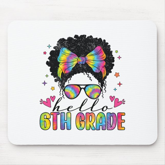 Mousepad Olá 6º ano de volta às aulas professoras negras (Frente)