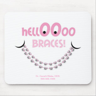 Mousepad Olá! costume paciente do presente do Orthodontist
