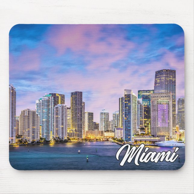 Mousepad Olá De Miami, Flórida, Estados Unidos (Frente)