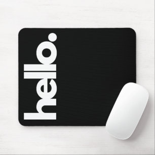 Mousepad "Olá" Engraçado Cita Pad do Mouse