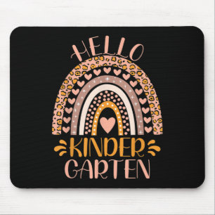Mousepad Olá Jardim de Infância Kg1 Kg2 Professor Volta às