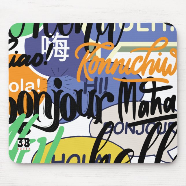 Mousepad Olá Mundo (Frente)