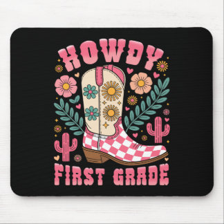 Mousepad Olá Primeiro Ano Professor Western Cowboy