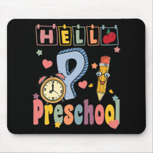 Mousepad Olá, Professor Retro, Toddler, Meninas De Volta