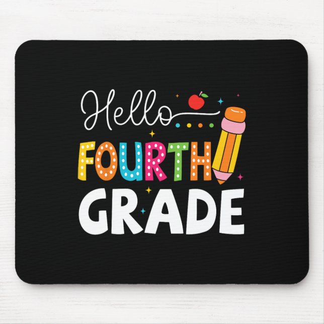 Mousepad Olá Quarta Série Primeiro Dia De Volta às Aulas (Frente)