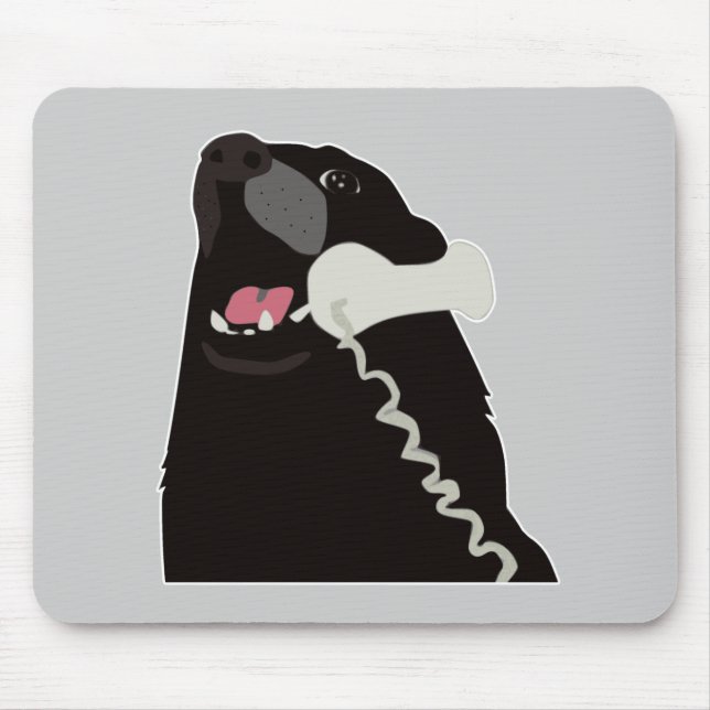 Mousepad OLÁ! SIM ESTE É telefone do telefone do CÃO (Frente)