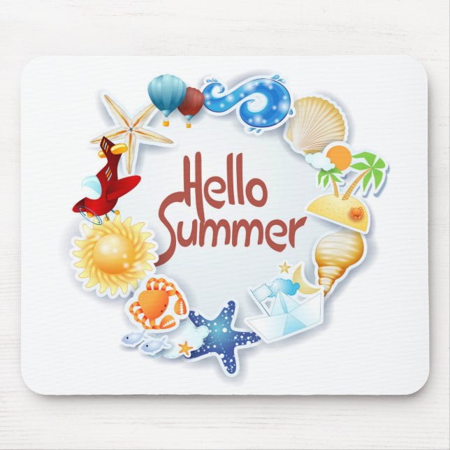 Mousepad Olá Summer (Frente)