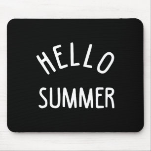 Mousepad Olá Summer T Engraçado Vacinação de Verão Praia Pr