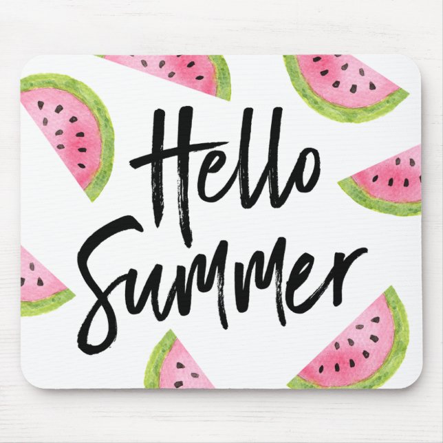 Mousepad Olá Summer Watermelon (Frente)