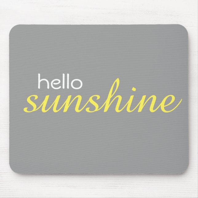 Mousepad "Olá Sunshine" (Frente)