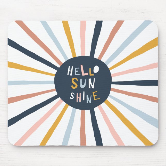 Mousepad Olá Sunshine (Frente)