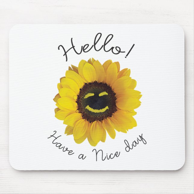 Mousepad Olá! Tenha um bom dia (Frente)