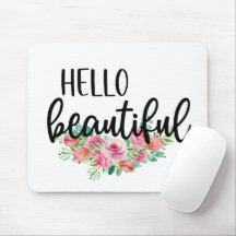 Olá Tipografia chic de rosas em aquarela lindas
