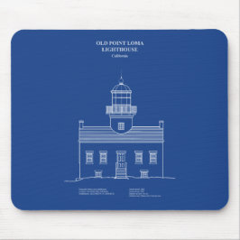 Mousepad Old Point Loma Lighthouse - Califórnia - AD