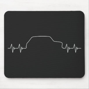 Mousepad Oldtiemer Mini Englischer Klassiker Heartbeat