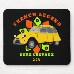 Mousepad Oldtimer French Legend 2cv Deux Chevaux