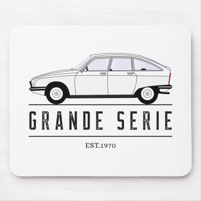 Mousepad Oldtimer GS Pallas França Inovação Automotiva (Frente)