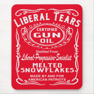 Mousepad Óleo certificado rasgos da arma do liberal #