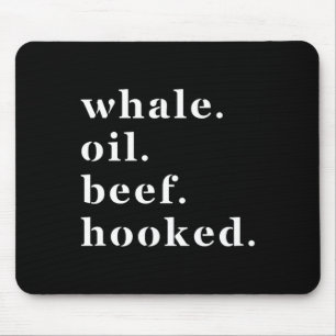 Mousepad Óleo de Baleia Carne Bovina Enganchado Sério Irlan